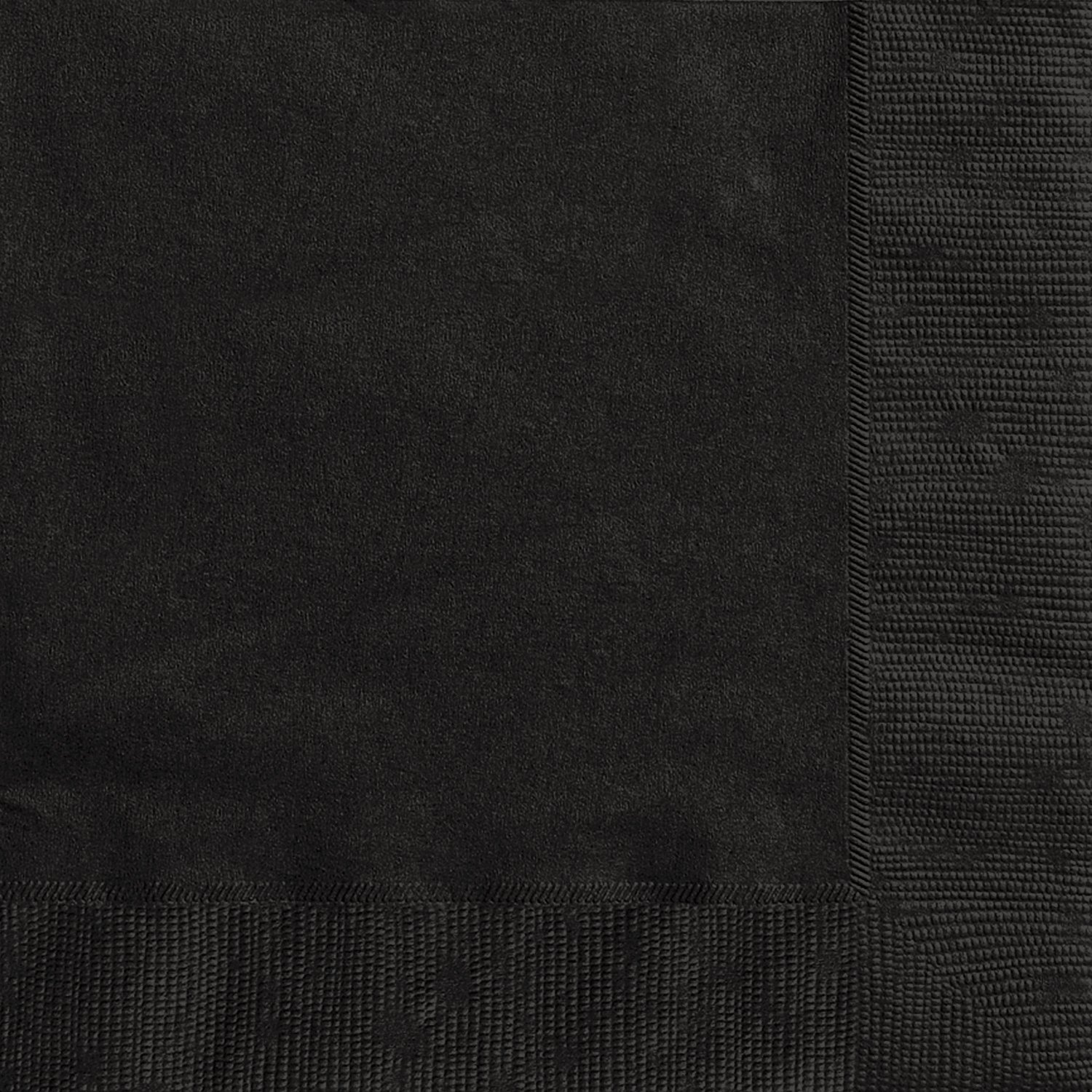 Unique Party 3202 6.5" Black Paper Napkins, Pack of 20 Amazon.co.uk