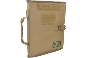 Tactical Patch Book by Tactical Gear Junkie - American Made Patch Storage - Coyote Brown
