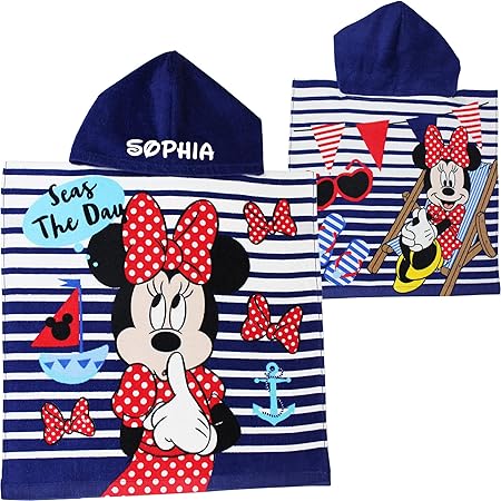 minnie mouse poncho towel