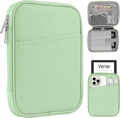 HoYiXi Universal Sleeve Bag 6-7 inch E-Reader Anti-Drop Green