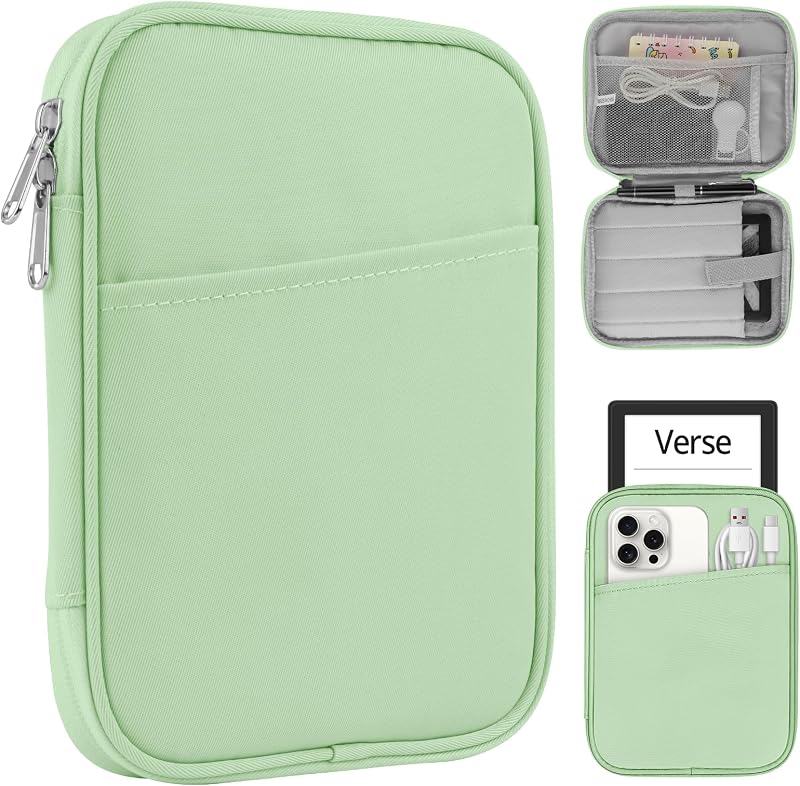 HoYiXi Universal Sleeve Bag 6-7 inch E-Reader Anti-Drop Green