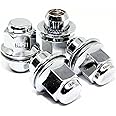 Set of 20 12x1.5 Veritek 13/16 Hex 1.47 Inch Mag OEM Factory Washer Style Chrome Lug Nuts for Lexus Toyota Scion
