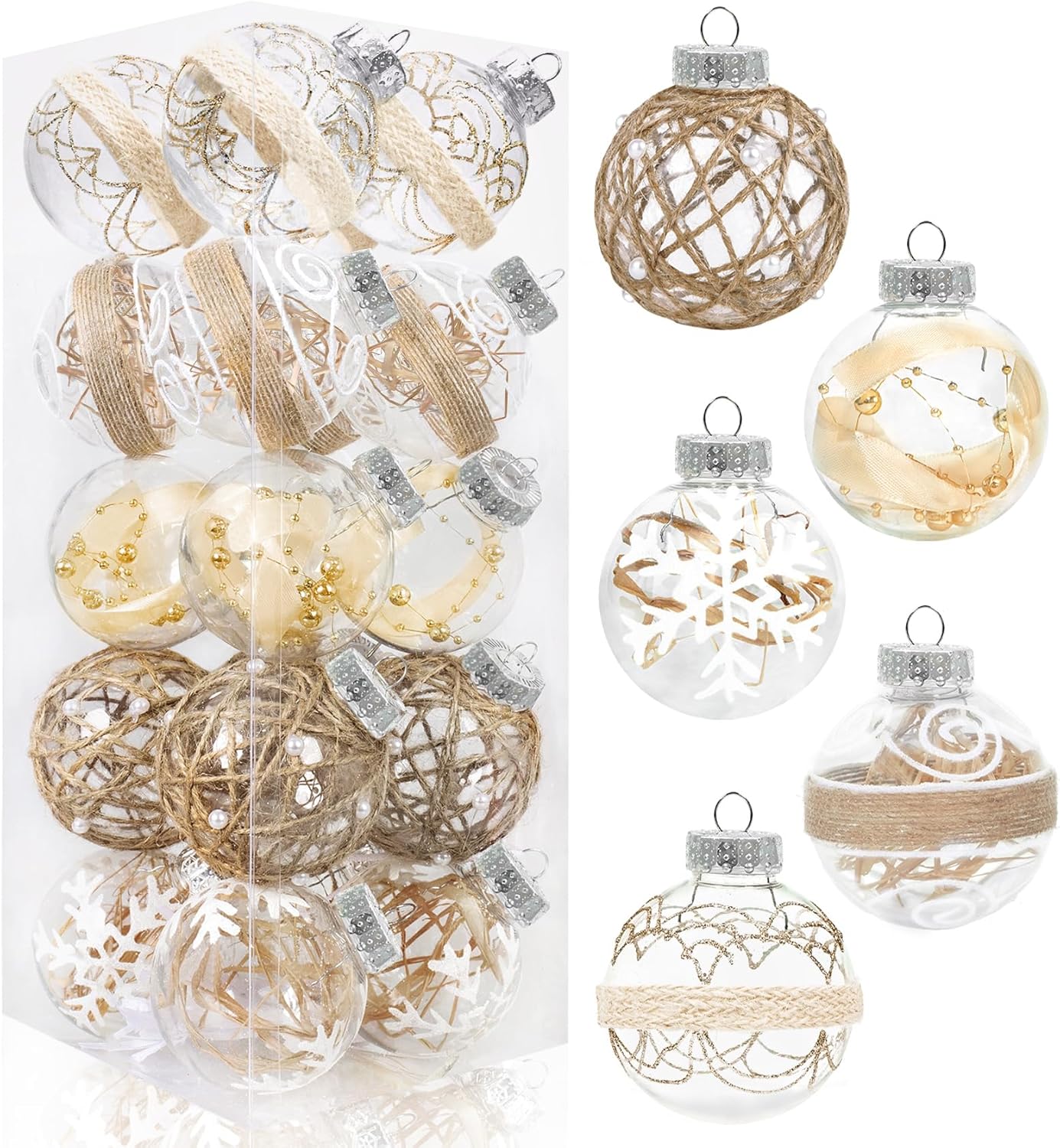 Ornaments - 20PCS Christmas Ball Ornaments 70mm/2.76