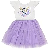 Disney Girls Princess Tutu Dress - Ruffle Short Sleeve Party Dress for Toddlers & Kids - Fairy Tale Dress-Up Outfit