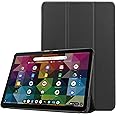 Gylint for Lenovo Chromebook Duet 2-in-1 Tablet 10.1 Case, Folding Folio Ultra-Thin Smart PU Leather Stand Case Cover with Auto Wake & Sleep Function for Lenovo Chromebook Duet 10.1 Black