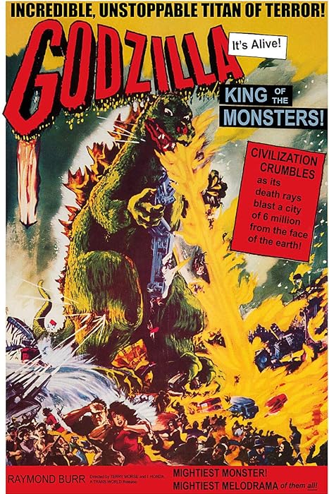 Top 8 Godzilla Movie Poster 11X17