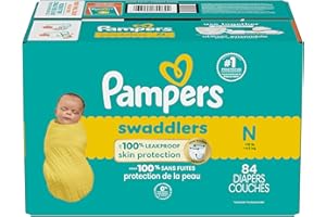 Pampers Swaddlers Diapers, Size 0, Absorbent, Keeps Baby Dry and Comfortable, Skin Safe Disposable Baby Diaper, 1 Pack (Count
