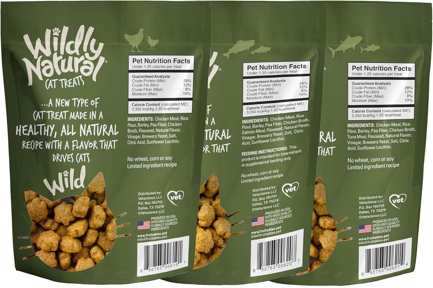 wildly natural cat treats