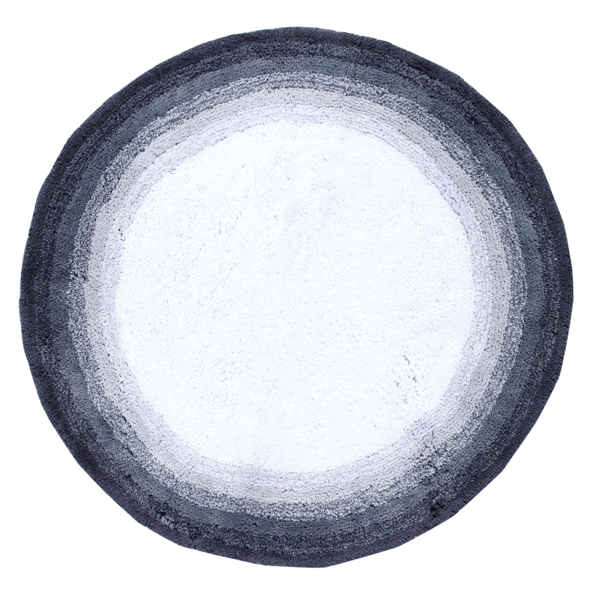 Better Trends 100% Cotton in Vibrant Colors, Grey, 30 Inches Round