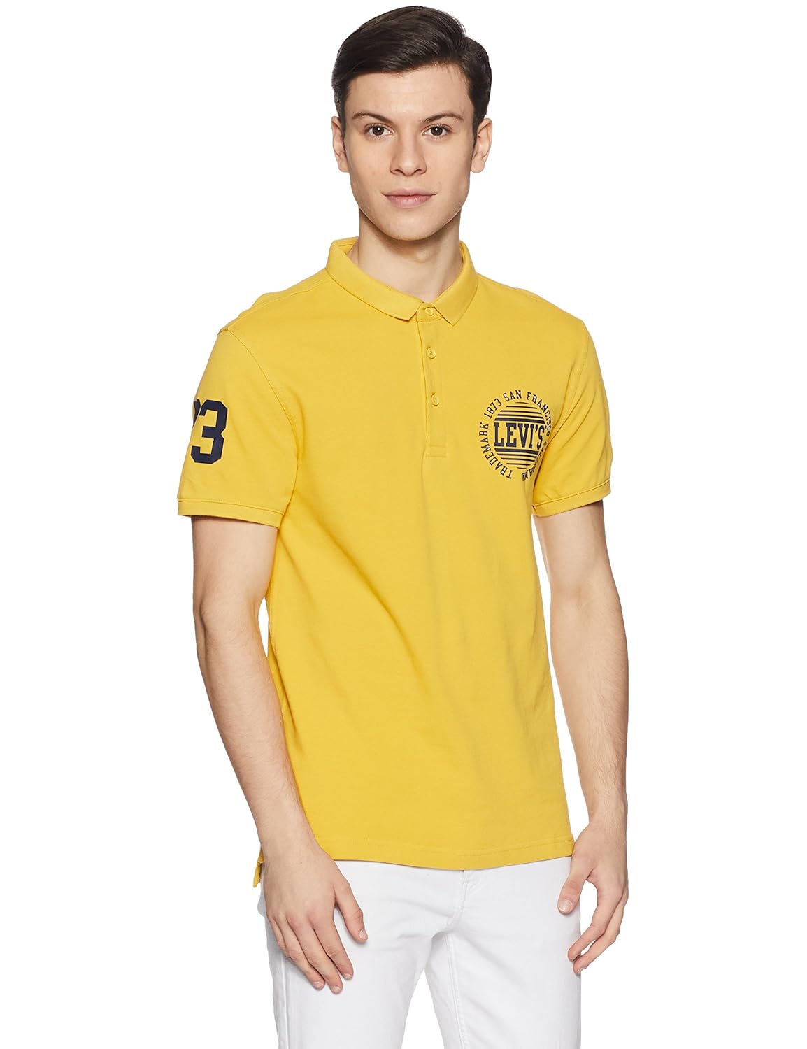 levi's men's plain regular fit polo