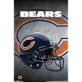 Trends International NFL Chicago Bears - Helmet 16 Wall Poster, 22.375" x 34", Premium Unframed Version