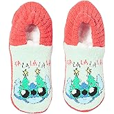 Disney Women's Lilo & Stitch Holiday Flexible Knit Slipper Socks