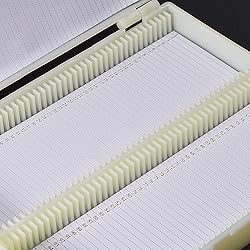 uxcell 100 Place Slide Storage Box ABS Plastic