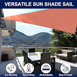 PureFit Triangle Sun Shade Sails Outdoor 20 x 20 x