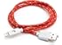 High Durability Apple Lightning Charge & Sync Cable - Apple MFi Certified - 1 Meter (Coral Color)