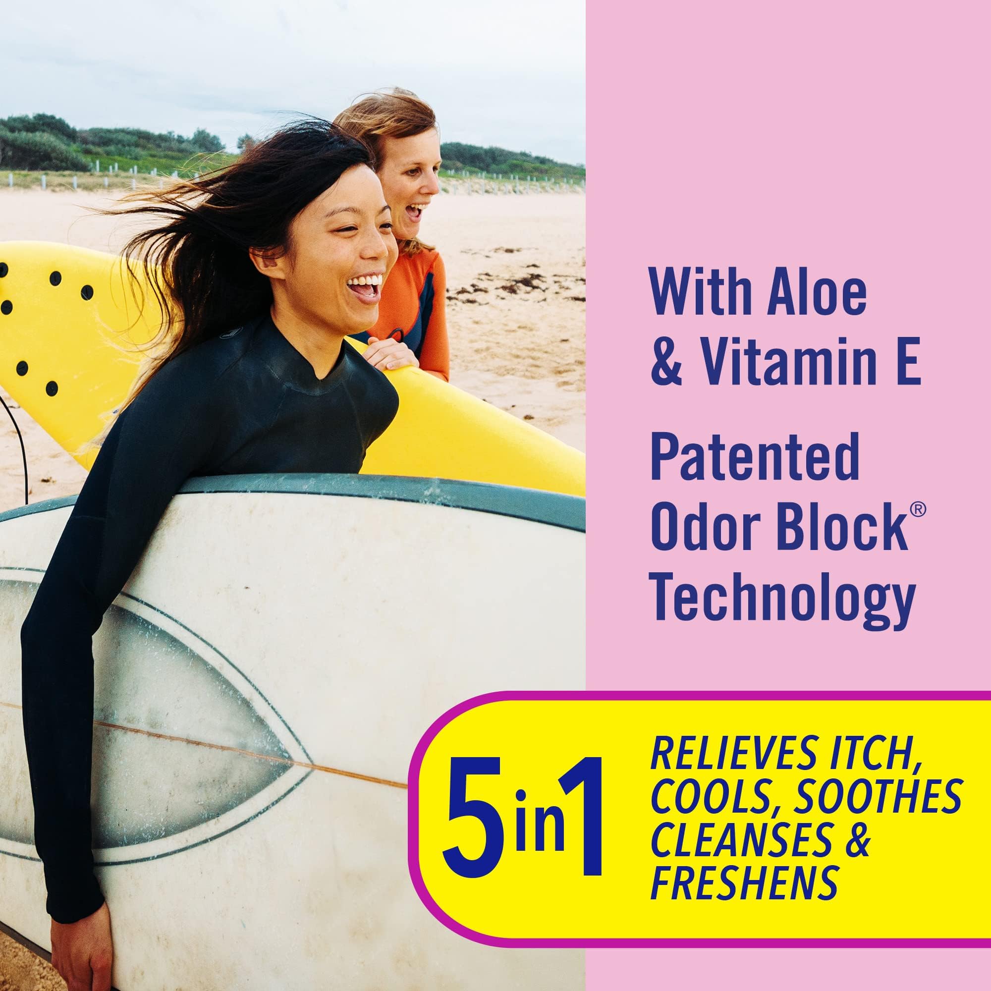 Vagisil Anti-Itch Medicated Feminine Intimate Wipes for Women, Maximum Strength, Gynecologist Tested, 12 Wipes (Pack of 3)