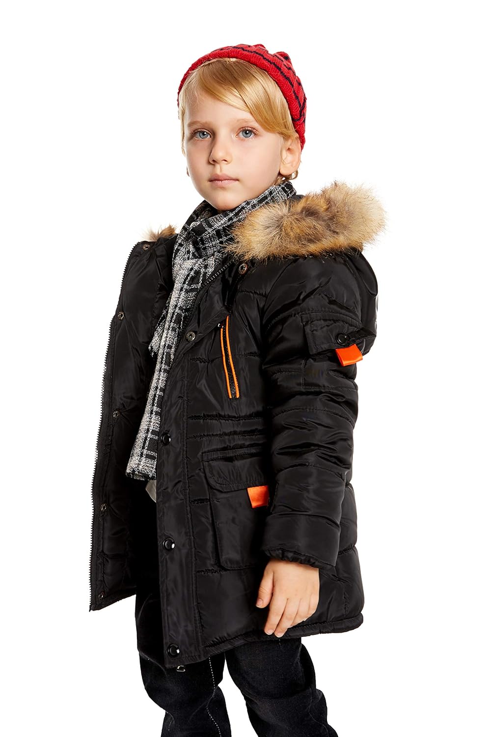 Romance Zone Doudoune Enfant Garcon Hiver Epaisse Chaud Manteau A Capuche Fausse Fourrure Blouson Coton Zipper Parka Manteau Bebe Garcon Enfant Manteaux Vetements Zwembaddebeemd Nl