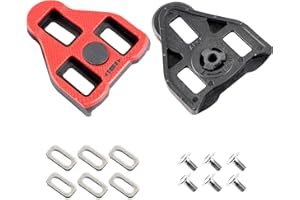 CyclingDeal Bike Cleats Compatible with Peloton & Look Delta - Indoor Cycling & Road Bike Bicycle Cleats Set - Compatible with Indoor Exercise Bikes Pedals & Shoes