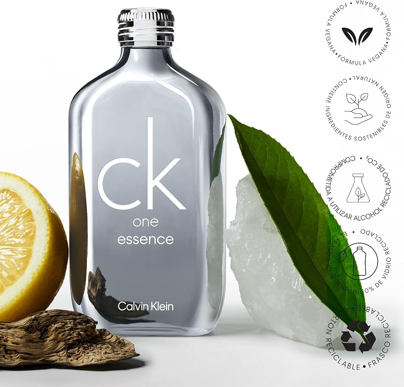 CK One Essence Parfum Intense Unisex | Fragancia fresca unisex con notas de bergamota italiana y té verde orgánico | Intensidad alta | 50ml — foto 6 de 8