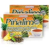 GN + VIDA Pinalim Tea | Pineapple Herbal Tea Blend with Red Tea, Green Tea, White Tea &amp; Senna Leaf | Caffeine Free | Twin Pack (2 x 30 Tea Bags)