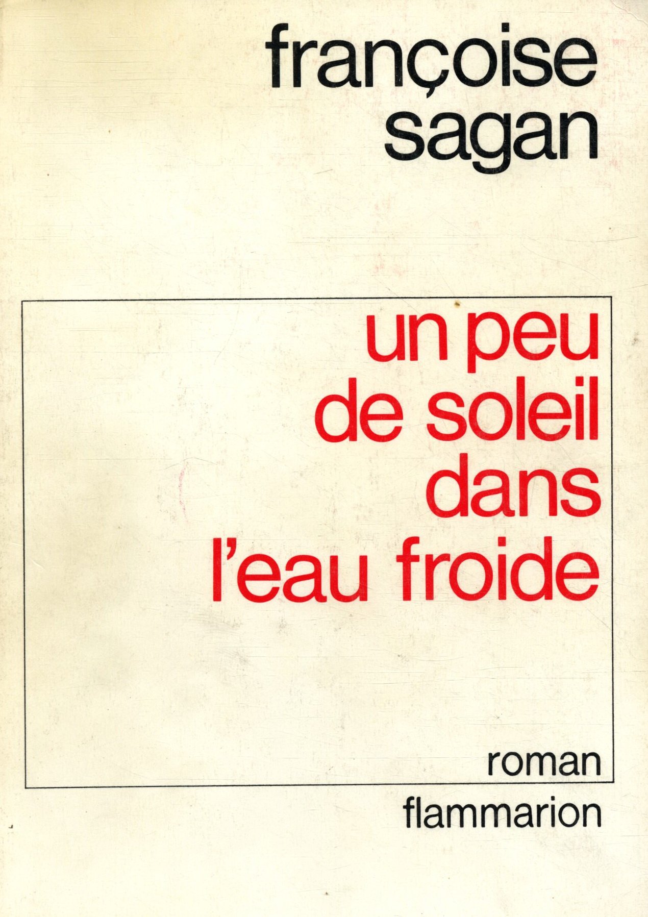 couverture de : Un peu de soleil dans l'eau froide