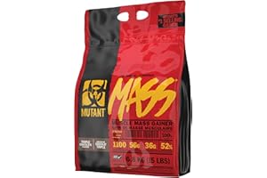 Mutant Mass Weight Gainer, Whey & Casein Protein Powder Blend, 15 lb - Triple Chocolate