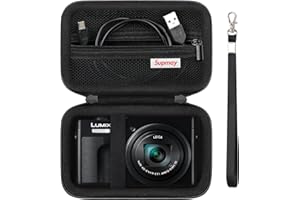 Supmay Hard Travel Case for Panasonic LUMIX ZS99/LX10/ZS200D/ZS200/ZS80D/ZS80/ZS100/ZS70/ZS60 4K Digital Camera, Protective C