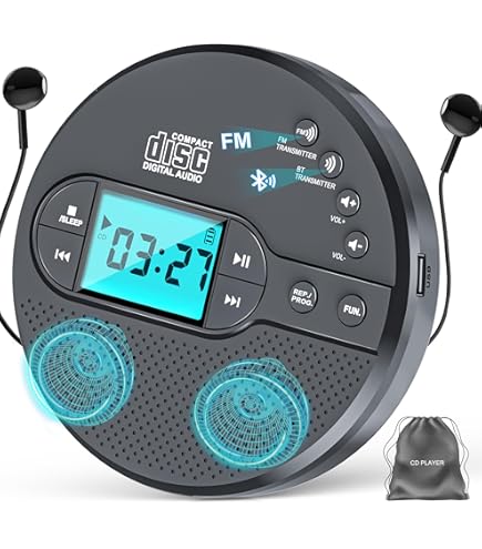 Amazon.com: Sony DEJ017CK Walkman Portable CD Player w/ Car