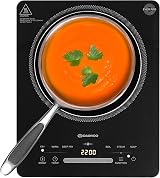 Daewoo 2200W Portable Induction Hob with 6 Presets & Timer