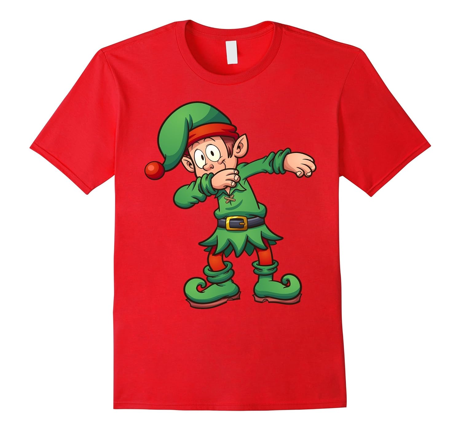 DABBING ELF Christmas Shirt X-mas Elves Dab Dance-ANZ