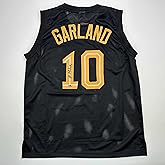 Facsimile Autographed Darius Garland Cleveland Black Reprint Laser Auto Basketball Jersey Size Men's XL