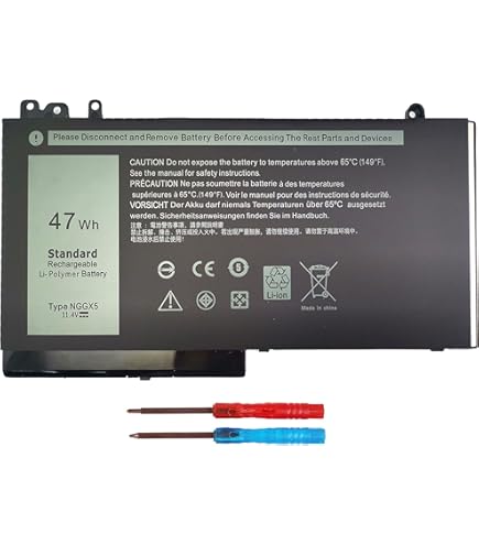 Amazon.com: DELL NGGX5 11.4V 47Wh 3-Cell Li-ion Rechargeable