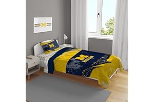 Pegasus Sports NCAA Slanted Stripe 4 PC Twin Bed in a Bag