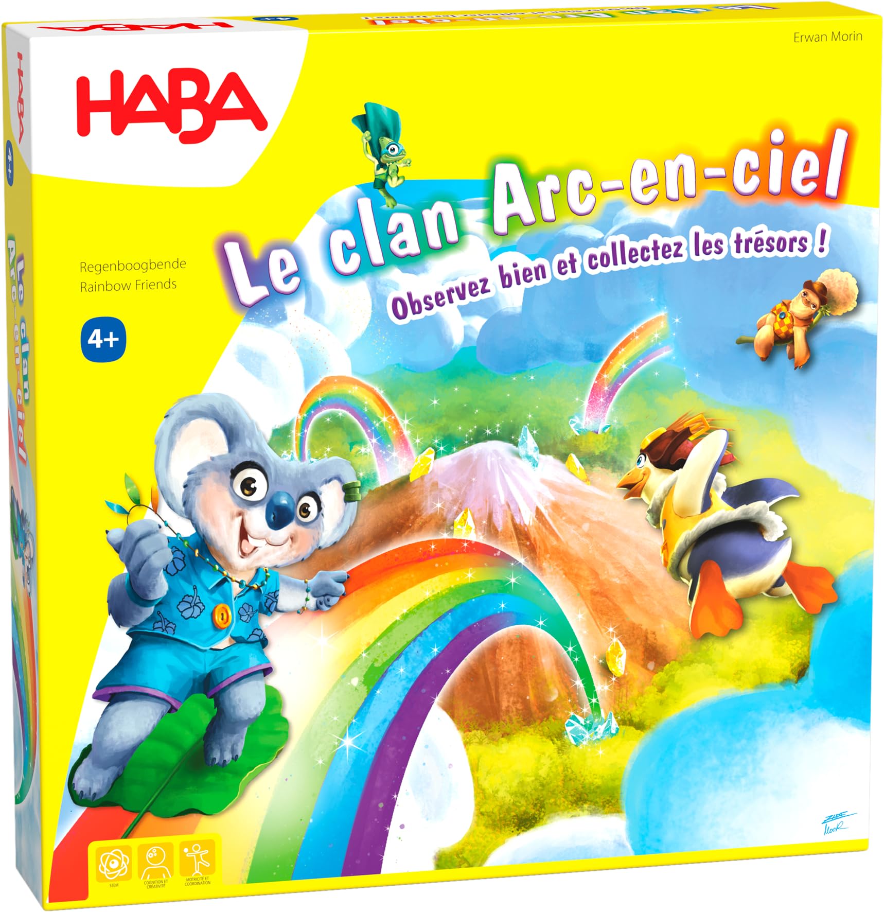 HABA Clan Arc-en-Rainbow Society Collection Game and Estimated Distances-4 Years and Above, 306176, Colourful