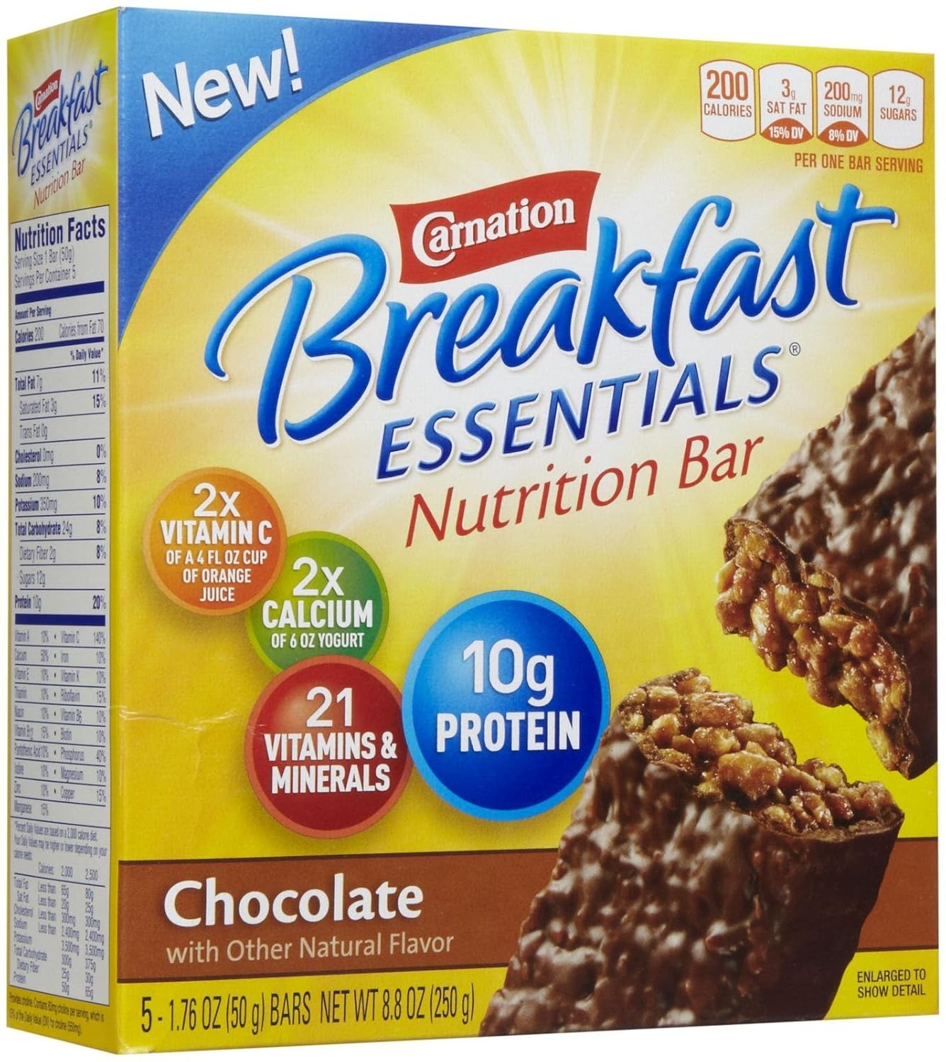 Carnation Breakfast Bars Nutrition Facts Runners High Nutrition