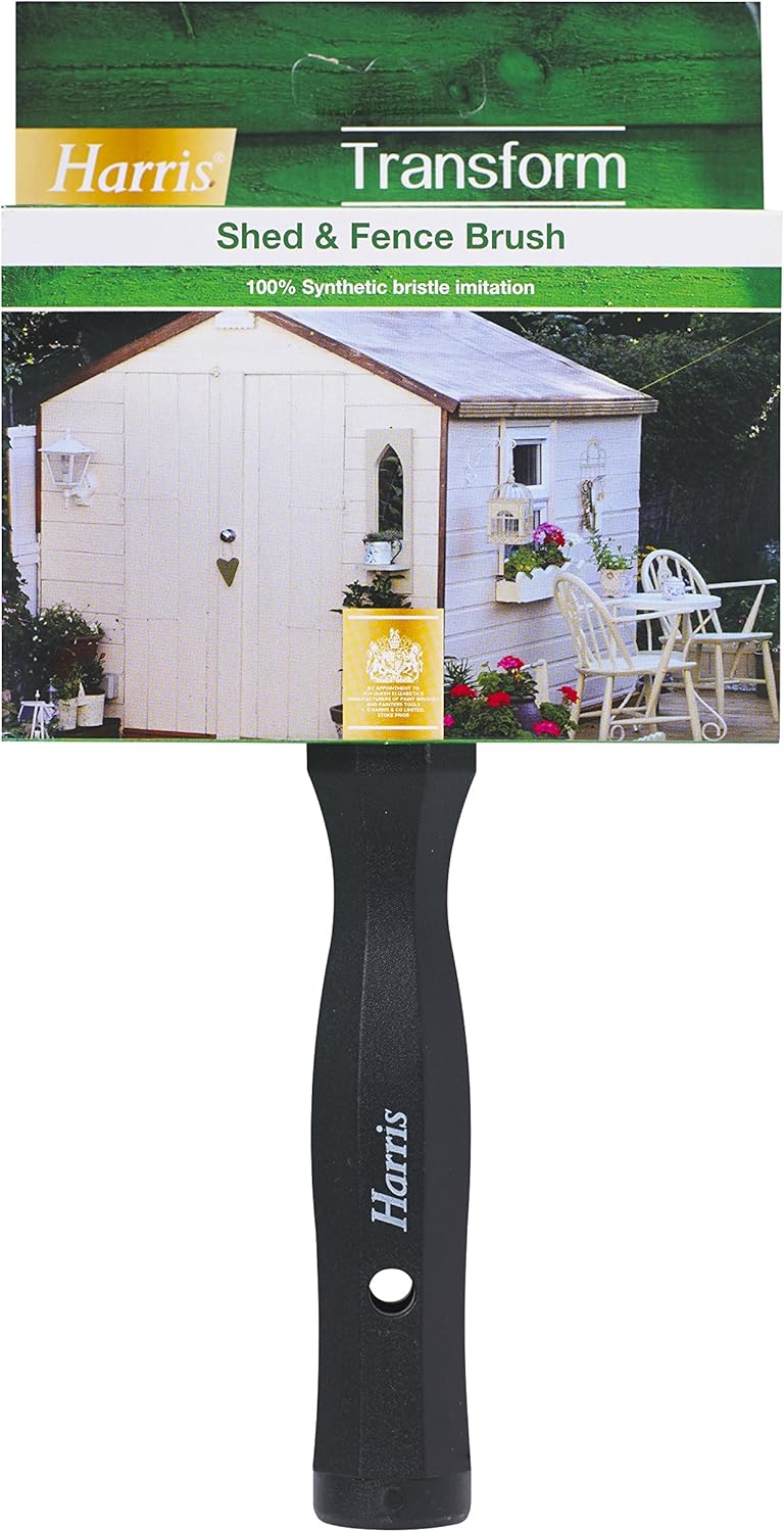 Harris 10644 Transform Shed & Fence Brush, Green BigaMart
