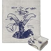 Northwest Yellowstone Silk Touch Sherpa Throw Blanket, 50" x 60", Protect The Land