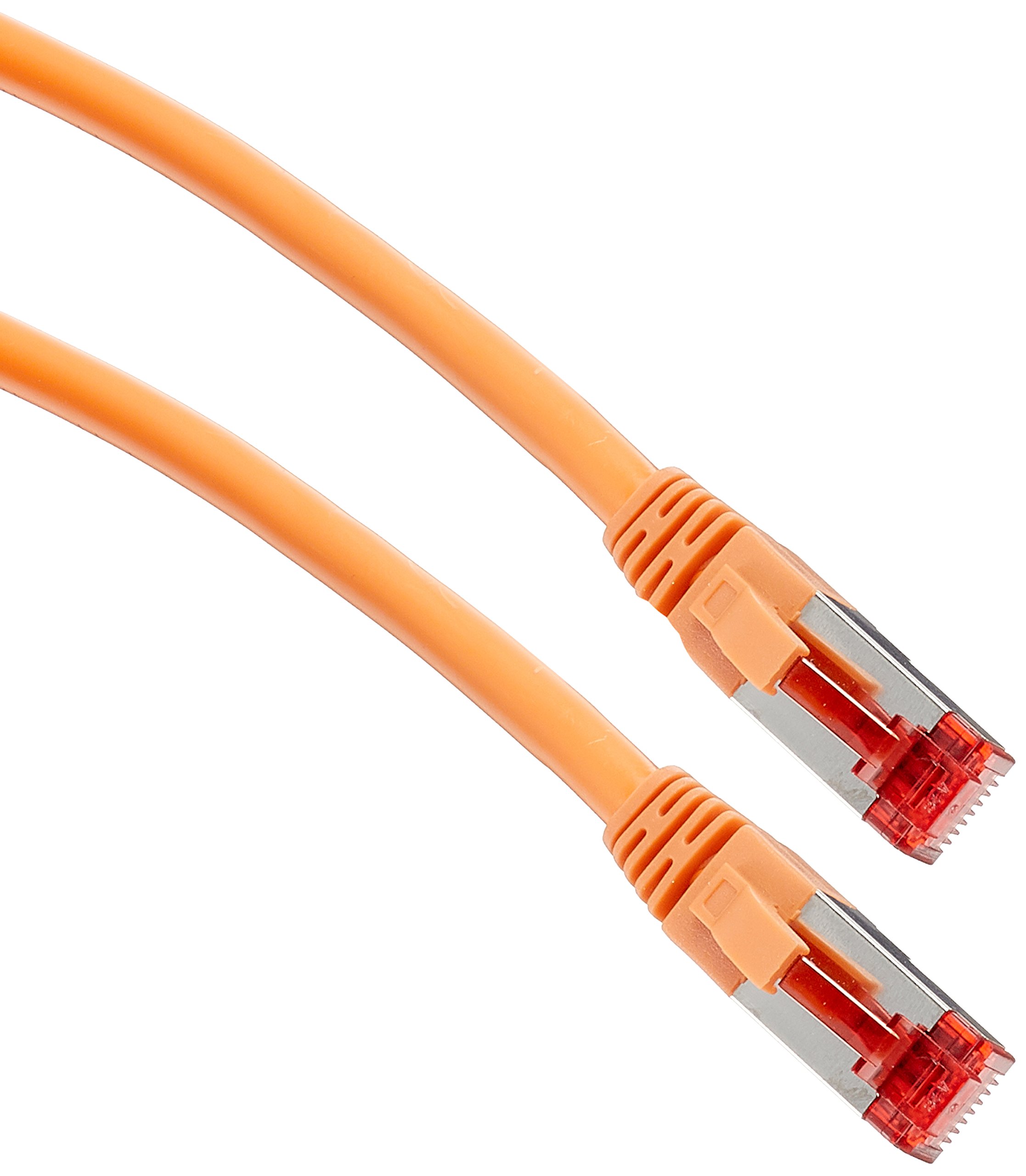 Tecline 71510A Category 6 Ethernet Cable with Narrow Kink Protection (10.0 m) Orange