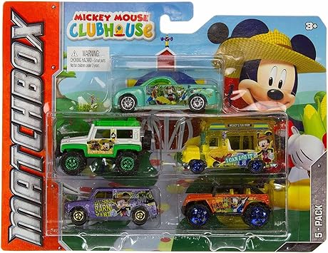 mickey mouse matchbox cars
