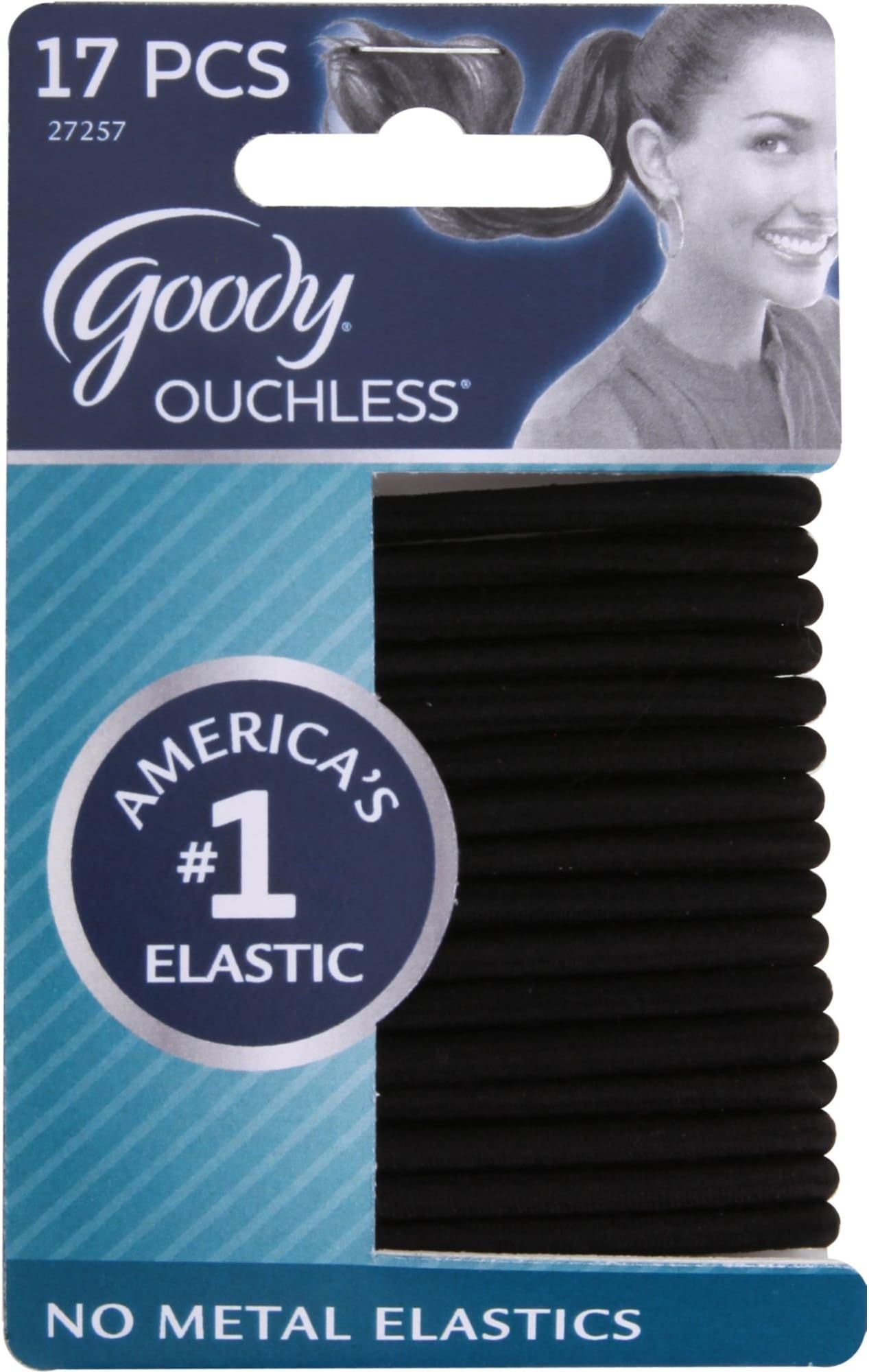 Goody Ouchless Hair Elastics 17 Pieces
