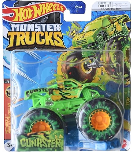 Amazon.com: Hot Wheels Monster Trucks Live 8-Pack, Set of 8, 1:64