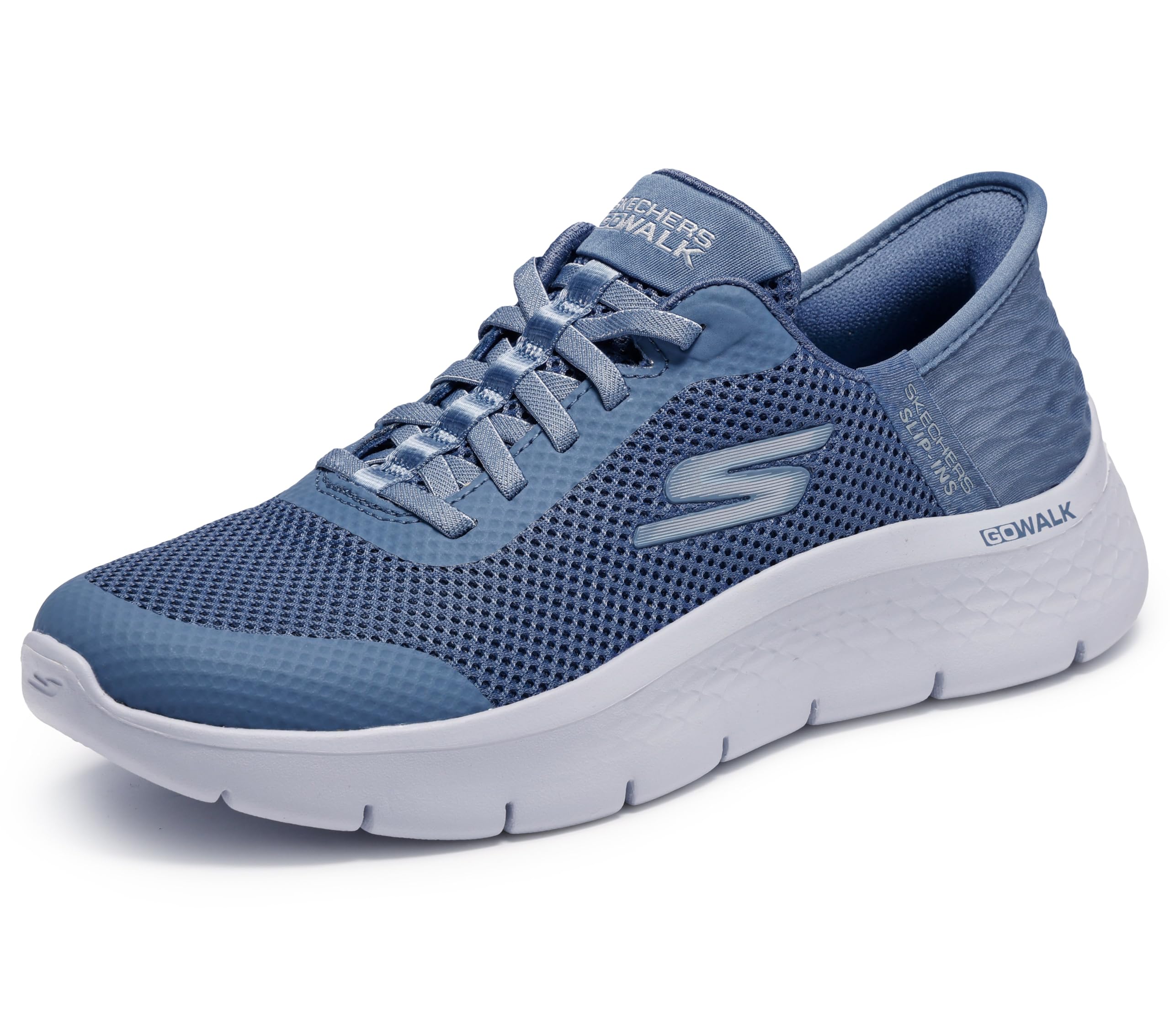 SKECHERS(スケッチャーズ) Women's Walking Hiking Shoe, Blue, 22.0 cm Image