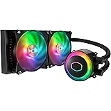 Amazon Com Thermaltake Floe Dual Ring Rgb 240 Tt Premium Edition Pwm Tr4 Am4 Lga10 Ready Aio Liquid Cooling System 240mm High Efficiency Radiator Cpu Cooler Cl W157 Pl12sw A Computers Accessories
