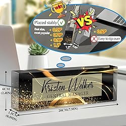 Custom Office Name Plate for Desk - Desk Name Plate