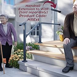 CR Fence & Rail Hand Rails for Outdoor Steps, 4