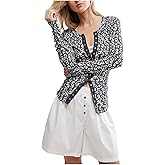 Free People Women's Going Places Printed Cardigan