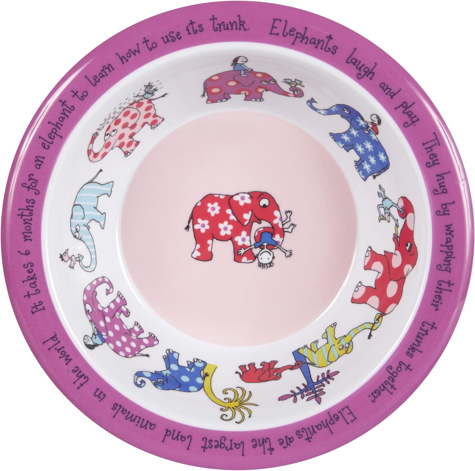 Tyrrell Katz Elephants Melamine Bowl