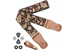 Nefelibata Japanese Printed Guitar Strap - DongWu 74-80 + YingHua 81-84 + Huaduo 85-94