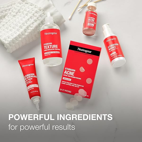 NEUTROGENA STUBBORN ACNE AM FACE TREATMENT WITH 2.5% MICRONIZED BENZOYL PEROXIDE ACNE MEDICATION, OIL-FREE DAILY FACIAL TREATMENT REDUCES SIZE & REDNESS OF BREAKOUTS, PARABEN-FREE, 2.0 OZ