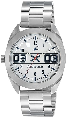 lord stainless steel chronograph white dial mens watch-[SPC190P1]